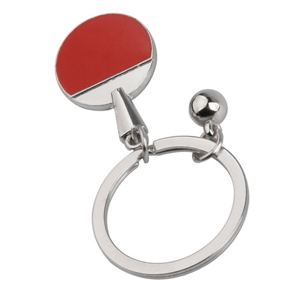 Sport Ping-Pong Table Tennis Ball Badminton Bowling Ball Keychain Key Chain Keyring Key Ring Souvenir: Default Title