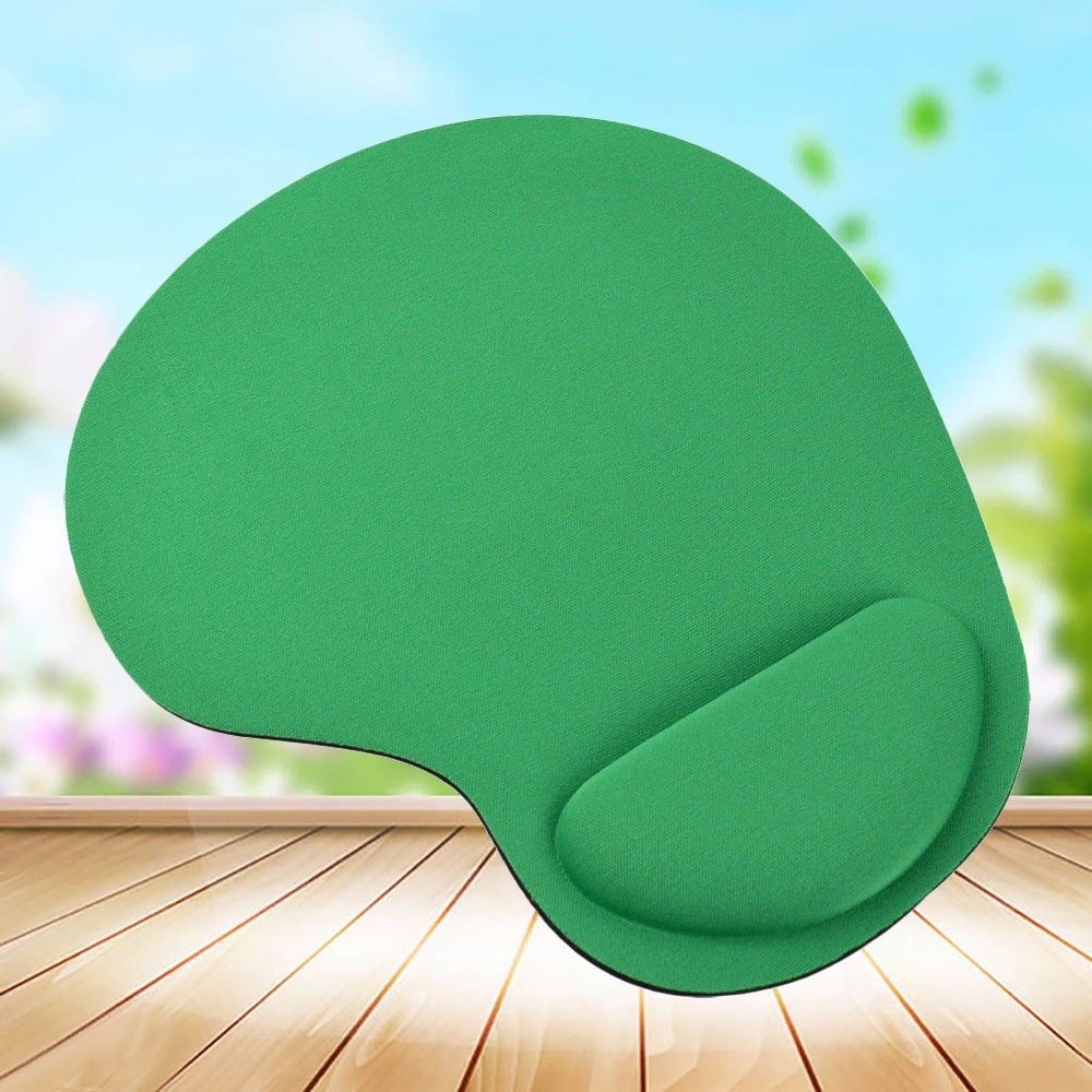 Gaming Mouse Pad with Wrist Rest for Gaming,Computer, Laptop & Mac Pain Relief,at Home Or Work Mouse Mat with Hand Rest Mice Pad: Green