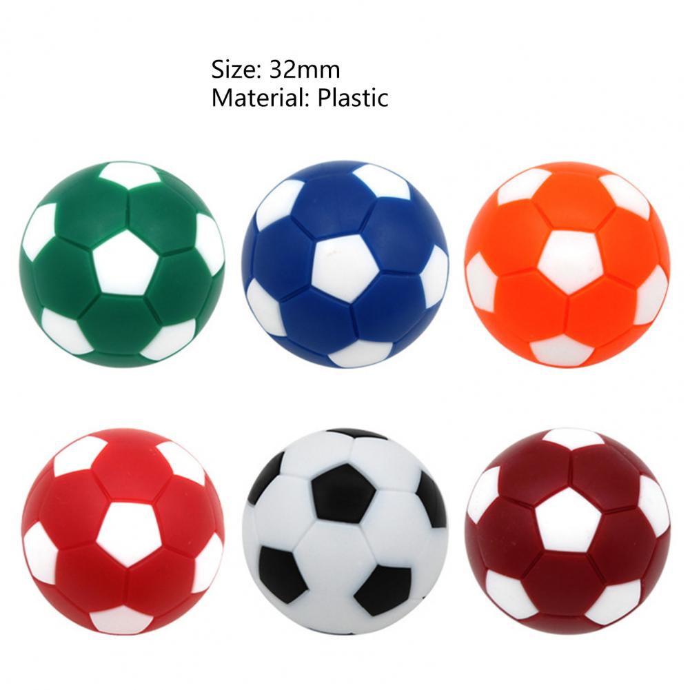 6Pcs Tabelle Fußball Ball blickfang Mini Fußball Ball Ersatz Tabelle Fußball Ball Multicolor Foosball Mini Ball für innen