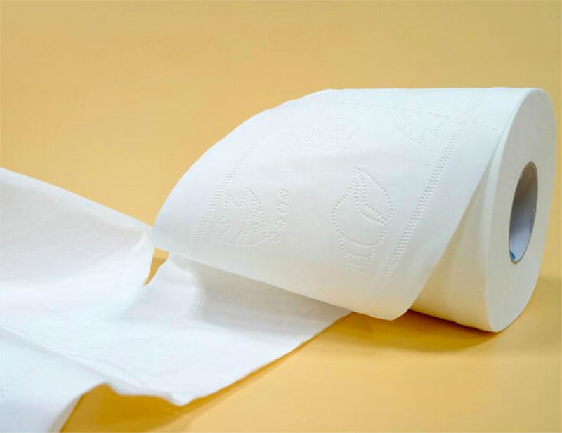 10 ruller blødt toiletpapirrullepapir 4 lag husholdningsrullepapir uden supplerende ikke-lugt hjem badeværelse køkken tilbehør