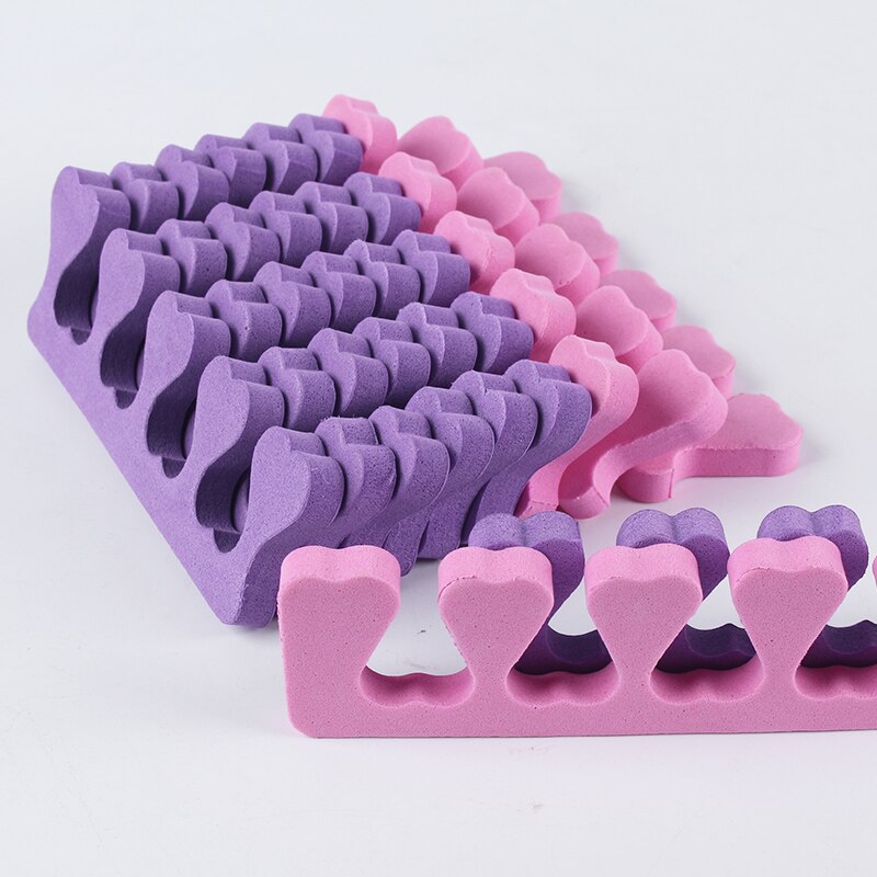 6 stk tå splitter fødder svamp blød skønhed manicure pedicure skum reparation negle adskillelse nail art værktøjer skum finger separator
