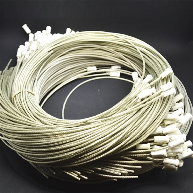 10 stk / mye  g4 keramisk stikkontakt lampeholderplugg med 0.3 mm 2(22 awg) flettet fep-kabel til lysekrone krystalllampe halogenpære