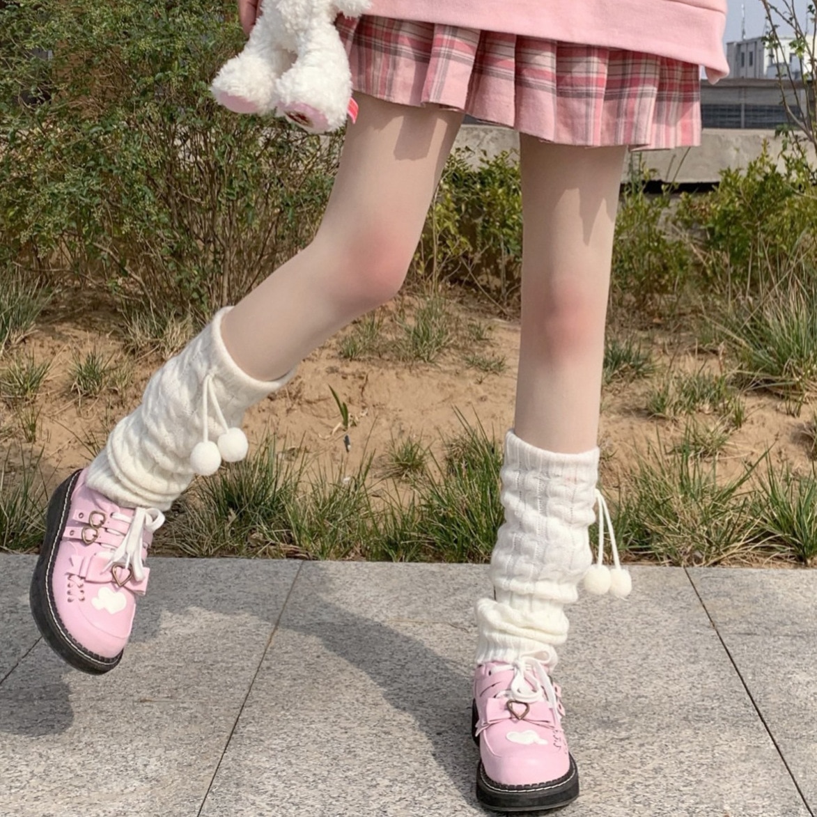 Leg Warmers Ankle Warmer Calf Socks Lolita Warmer Women Long Woman Winter Boot Cuff Socks Knee high boots