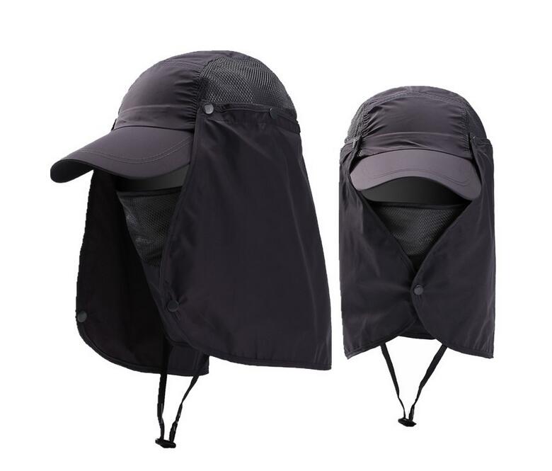 Gorro Unisex para deportes al aire libre, pesca, senderismo, protección UV, cara, cuello, solapa, para el sol: 5