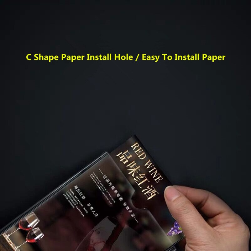 100*200mm T Shape Table Top Double SideAcrylic Sign Holder Restaurants Display Stand Portrait Style Menu Holder Ad Photo Frame