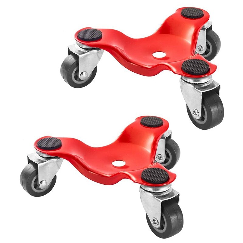 Furniture Sliders 6-Inch Steel Tri-Dolly, 3 Wheel Triple-cornered Furniture Dolly, Easy Moving System for Heavy Loads: Default Title