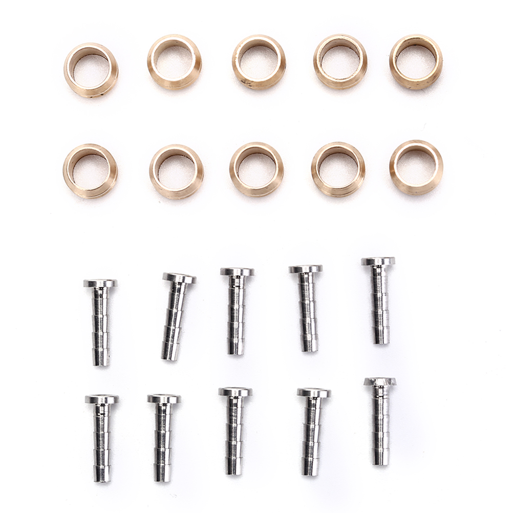 Dymoece Bremsschlauch 2000mm Für Shimano BH90 - Hydraulische Bremsleitung Rot/Gold/Silber