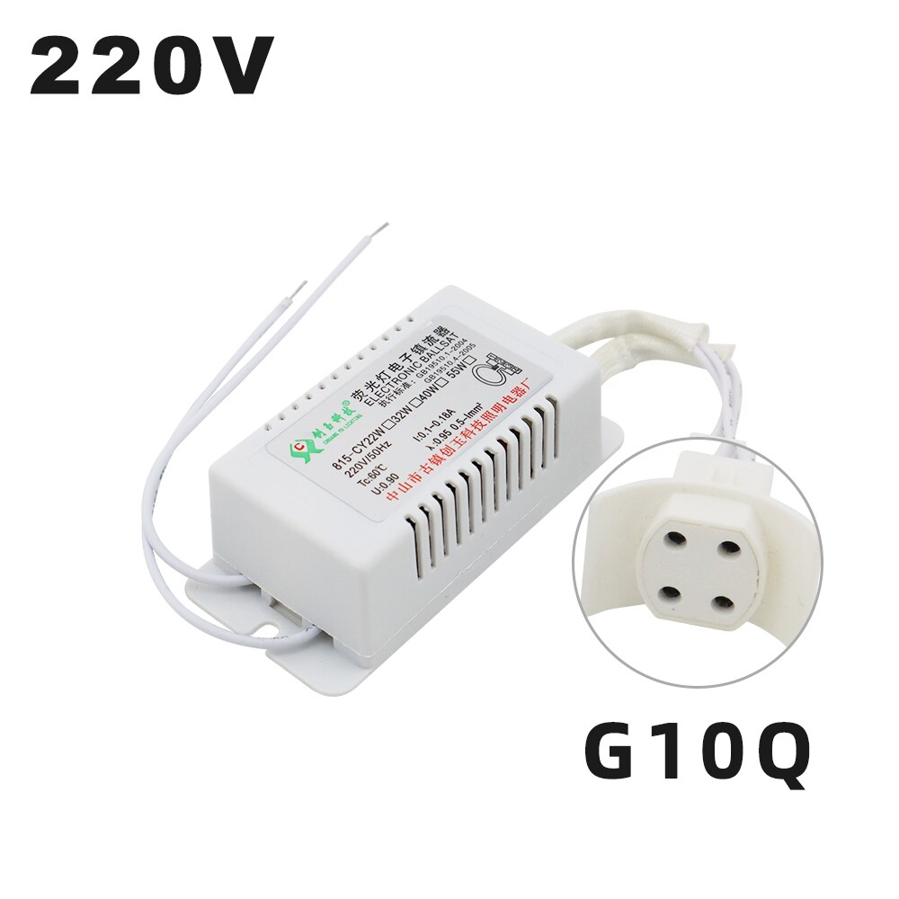 Ac220v g10q elektroniske forkoblinger  t5 ringformet lysrør likeretter for 22w 32w 40w universal sirkulært rør taklys