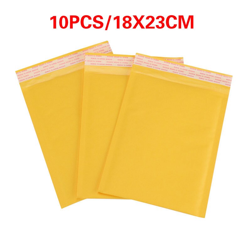 18*23cm Kraft Paper Bubble Envelopes Bags Mailers Padded Envelope with Bubble Mailing Packaging Bag Wrap Storage