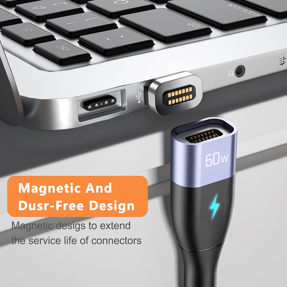 Cavo USB cavo magnetico eliz PD 20W per cavo iPhone 13 11 12 Pro Max XR XS 8 7 Plus illuminazione a LED cavo dati per telefono a ricarica rapida