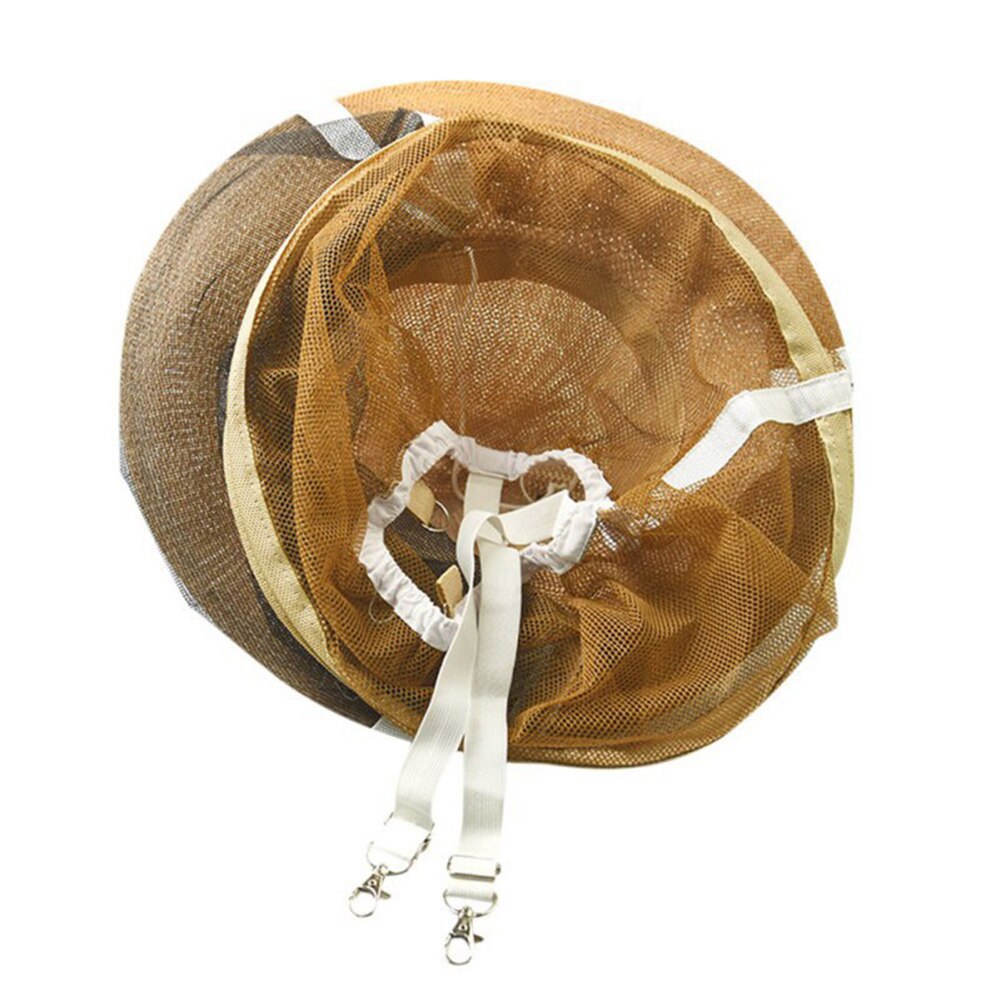 Anti-bijen gezichtsbedekking hoed imker vliegen insectennet gaas beschermer cowboypet