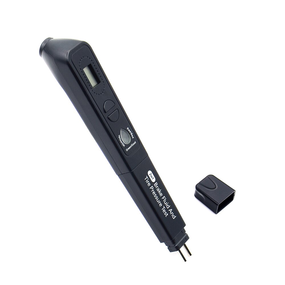 Car Brake Fluid Tester Tire Pressure Car Diagnostic Tools 2 in1 Brake Fluid Testing Tools Post
