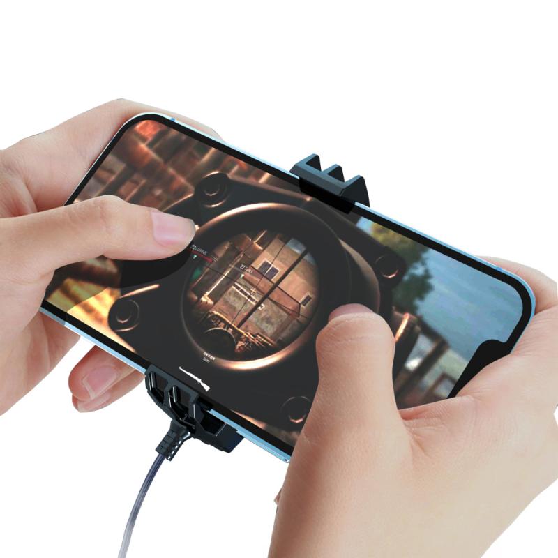 Telefone móvel usb jogo cooler sistema de refrigeração ventilador gamepad suporte do radiador para iphone xiaomi huawei samsung para pugb