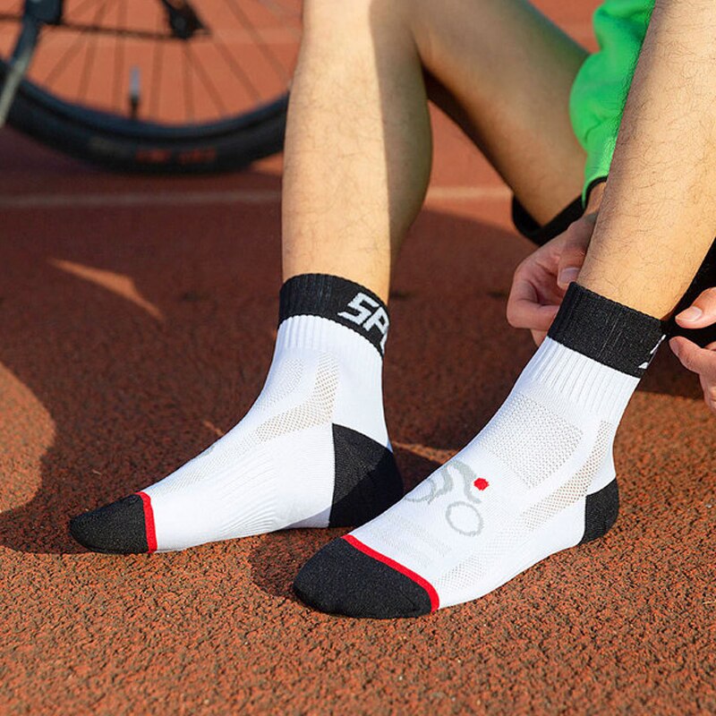 Männer Frauen Professionelle Radfahren Socke Atmungsaktive Basketball Socken Schützen Füße Wicking Bike Laufen Fußball Outdoor Sport Socken