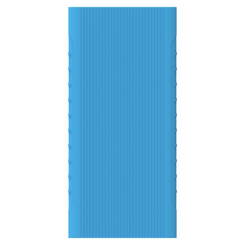 Silicone Case For Xiaomi Power Bank 3 10000mah PLM12ZM Rubber Cover For Xiaomi Power Bank 2 10000mAh PLMO9ZM Protector Case: blue