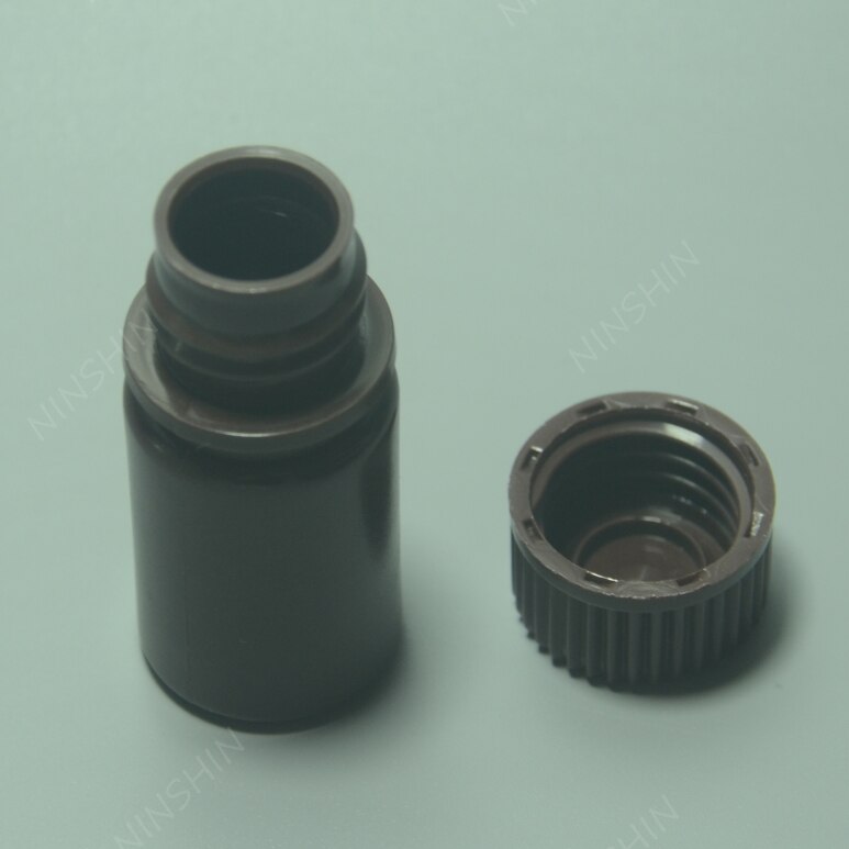 Bruin Plastic Bottole, 15 ML Armber HUISDIER Reagensfles, Lab Reagensfles, Zware Muur