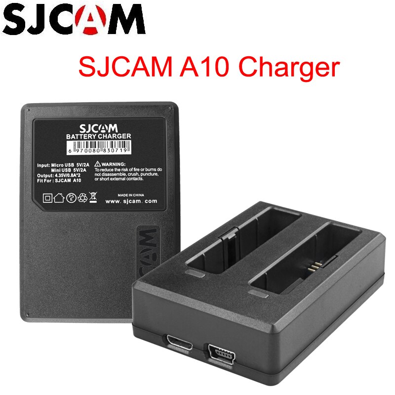 Originale SJCAM A10 Batteria 2650mAh Li-Ion Batteria di Back Up Della Batteria Supplementare SJCAM Accessori: 1 Dual-SLot Charger