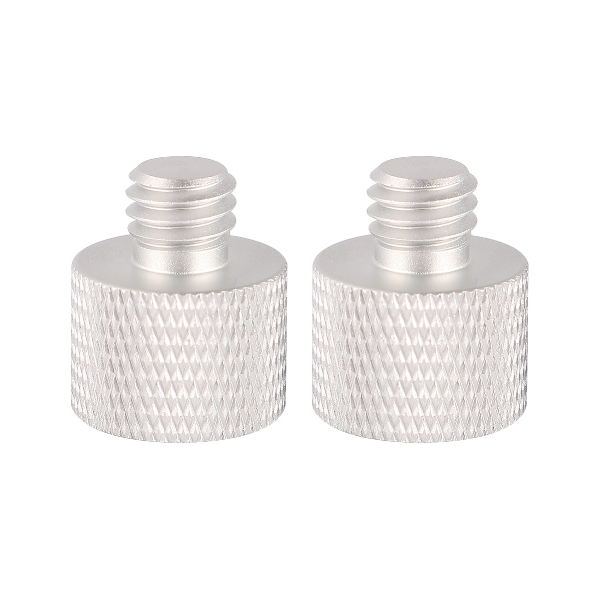 2 Sets Practical Mic Clip Adapter Thread Screw Adapter 5/8 to 3/8 Adapter