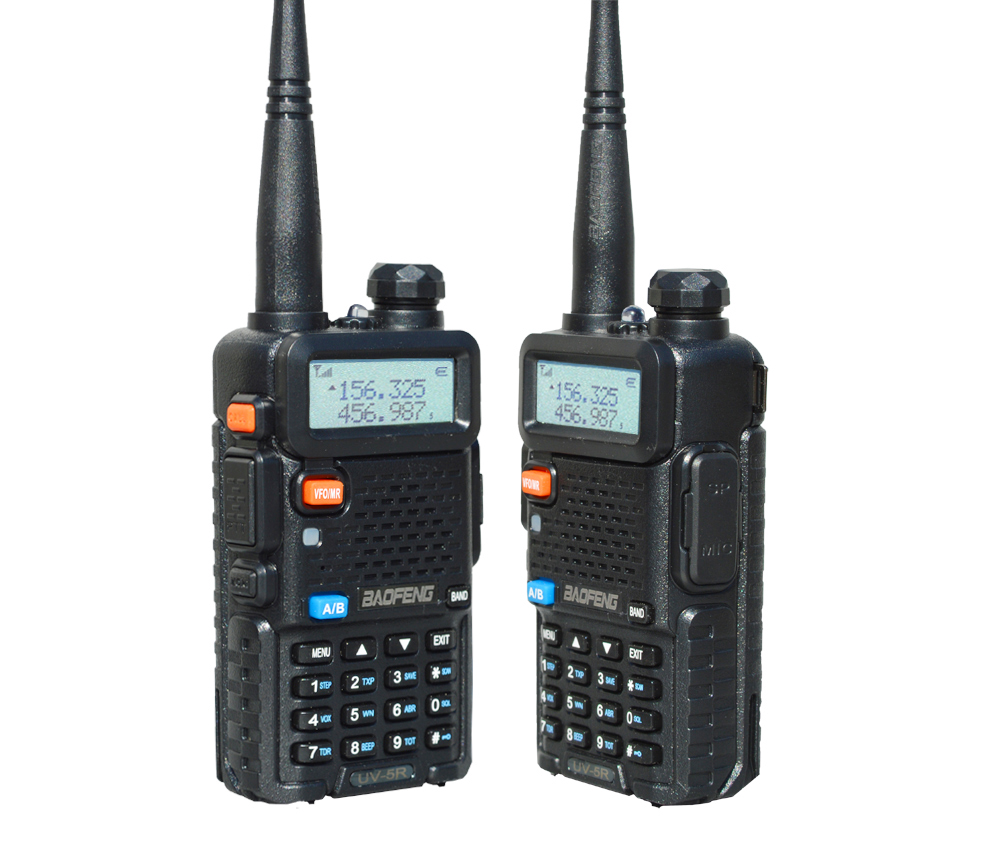 Baofeng UV-5R Walkie Talkie 5W Dual Band Ham Two Way Radio UV 5R Vhf Uhf FM Radio Handheld Hunting Transceiver Two-Way UV5R