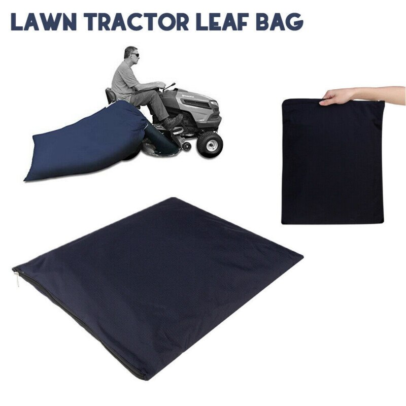 Lawn Tractor Riding Mower Leaf Storage Bag Garbage Cleaning Bag Leaf Cleaning Foldable Garden Storage Pouch