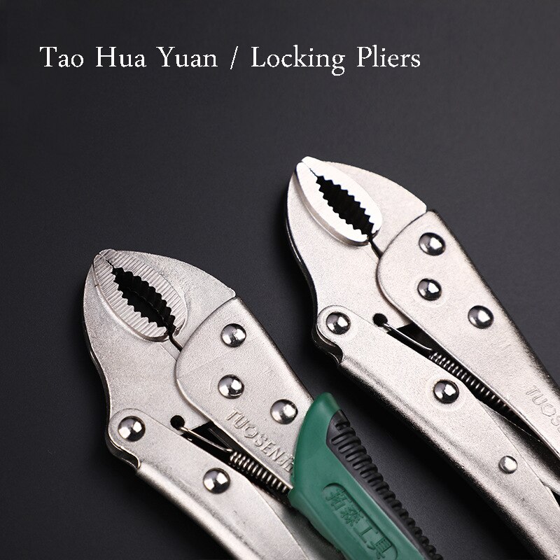 10 Inch Griptang Ronde Mond Tang Verstelbare Kaak Tang Vice Grips Tang Houtbewerking Clips Hand Tool Lassen Tang
