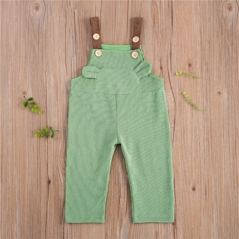 Lente herfst jongens overalls meisjes corduroy jumpsuit kinderen casual broeken kinderbroeken baby meisjes overalls