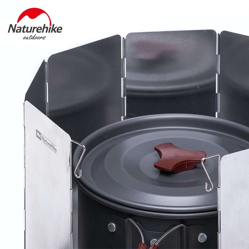 Naturehike Camping Herde Windschutz Kochen Windschutzscheibe draussen Zubehör Winddicht Falten Bildschirm
