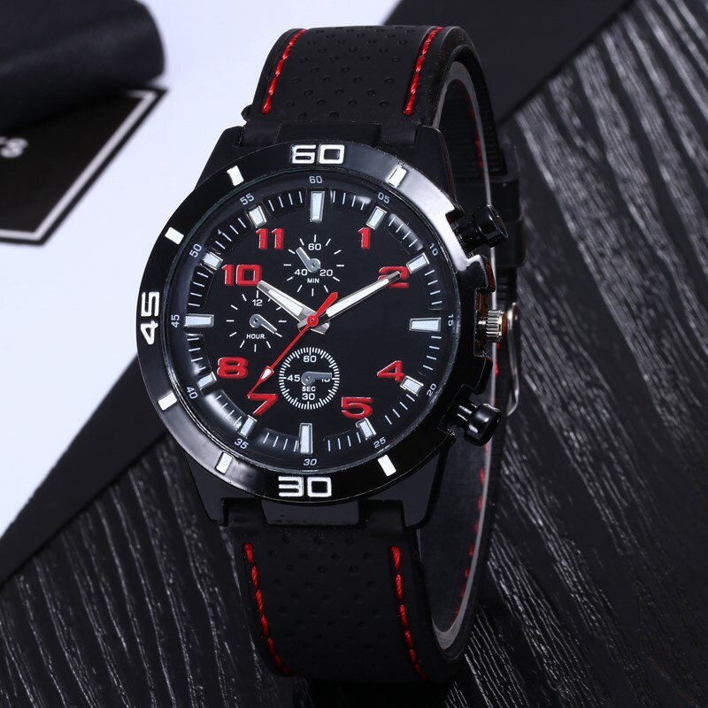 Horloge Mannen Horloges Roestvrij Staal Waterdicht Datum Lederen Band Sport Quartz Horloge Relogio Masculino