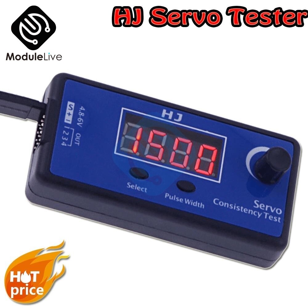 1pc HJ Digital Servo Tester / ESC Consistency Tester for RC Helicopter Airplane Car RC Helicopter Tester Tool