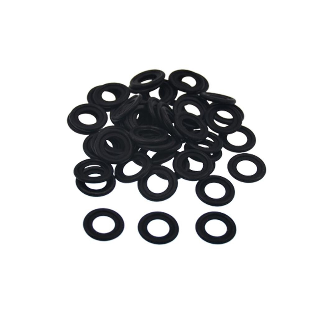 1044 50Pcs Engine Oil Drain Plug Crush Washers Gaskets Rings For Toyota Oil Drain Screw Durable Gaskets