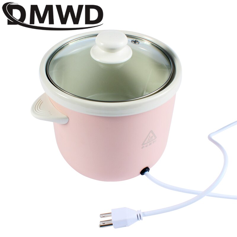 110V/220V Huishoudelijke Elektrische Smart Slowcooker Wit Porselein Pap Soep Stoven Machine Tijd Controle Babyvoeding stoomboot 1.5L