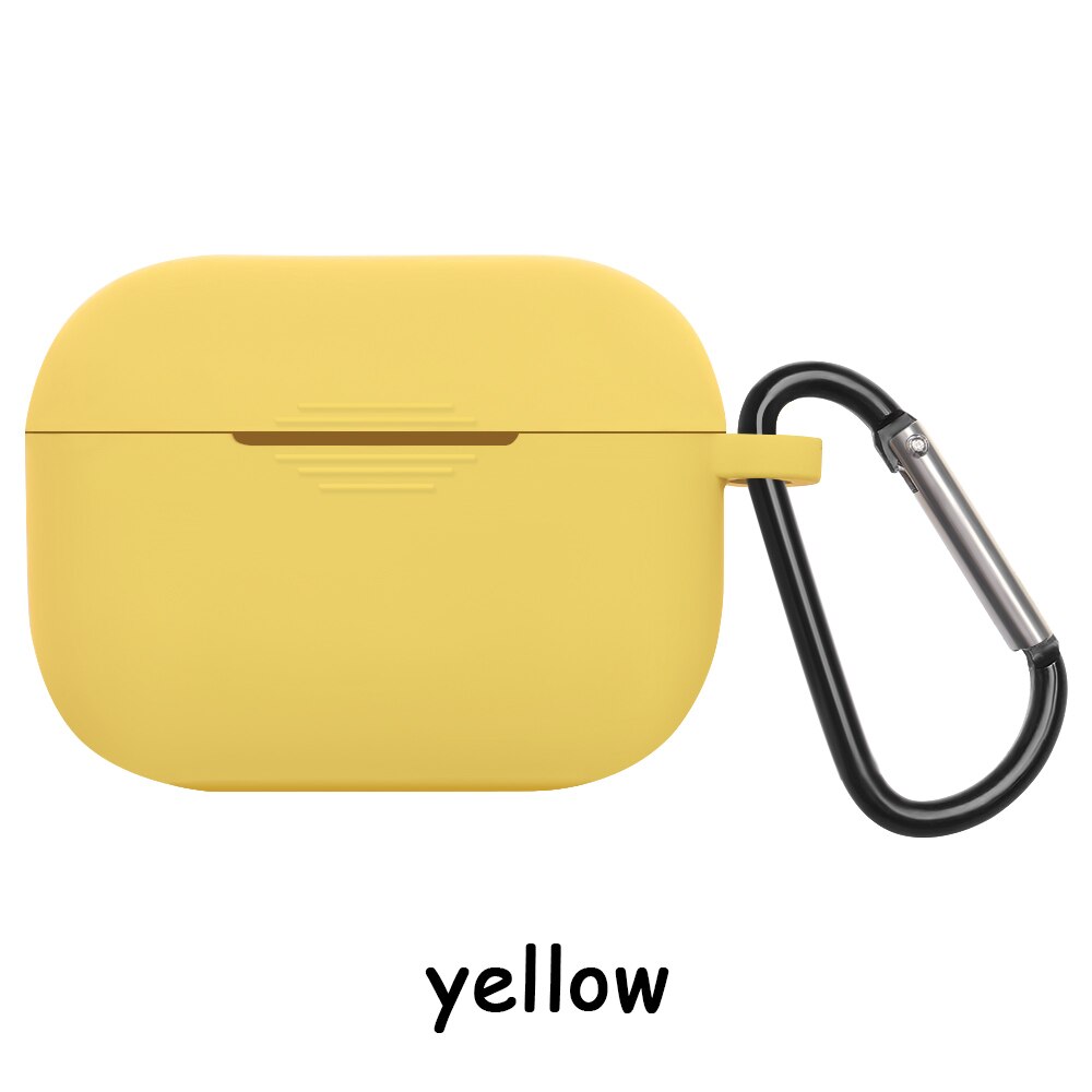 Funda protectora de silicona para Apple Airpods Pro Auriculares inalámbricos con Bluetooth para Airpods 3: yellow