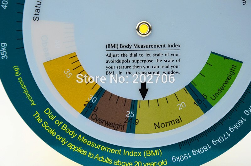 ¡Rueda BMI, caculador BMI, regla BMI rulerHealthy, goniómetro, regla de medicina 10 unids/lote!