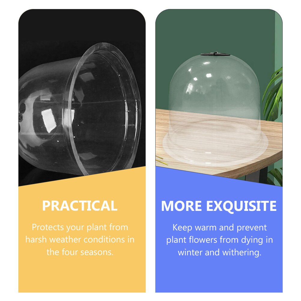 Garden Cloches Reusable Plant Dome Plant Bell Cover Plant Protector Cover