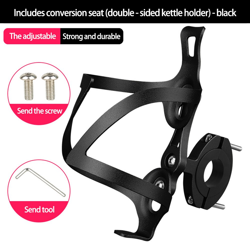 Vattenflaskhållare för cykel i aluminiumlegering mtb flaskhållare för landsvägscykel lätt att installera cykelutrustning hållbar vattenkoppsfäste: G307631