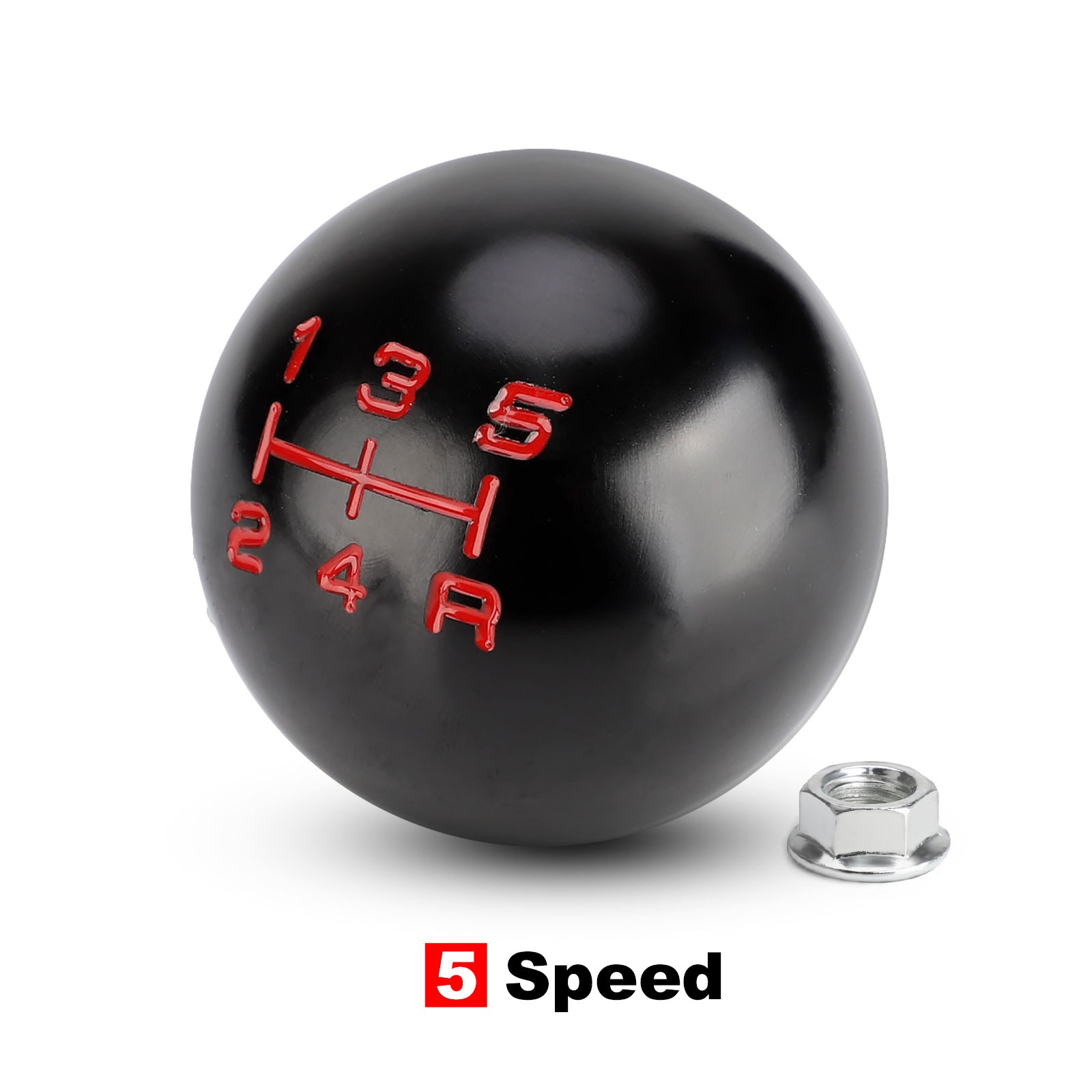 Pommeau de levier de vitesse en aluminium, 5/6 vitesses, en forme de boule, M10 x 1.5, pour Honda Fit Civic City FD2 FN2 EP3 TYPE R DC2 DC5 AP1 AP2 S2000 F20C