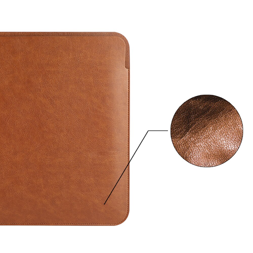 For MacBook Pro 16inch A2141 Sleeve Case Bag PU Leather Laptop Notebook Cover Carry Bag Pouch for Macbook Pro 16"