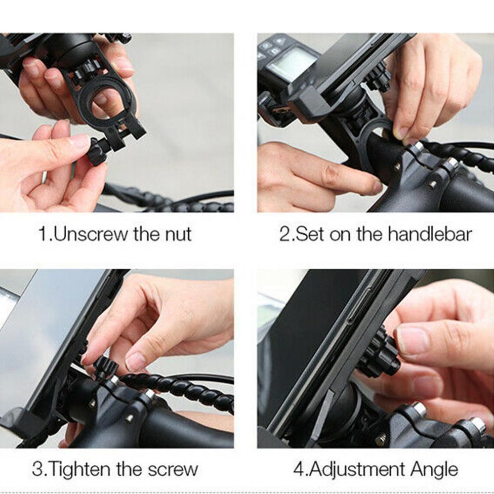 Universal MTB Bike Bicycle Handlebar Cell Phone GPS Mobile Mount Motorcycle Holder Phone Racks Suit P8J6
