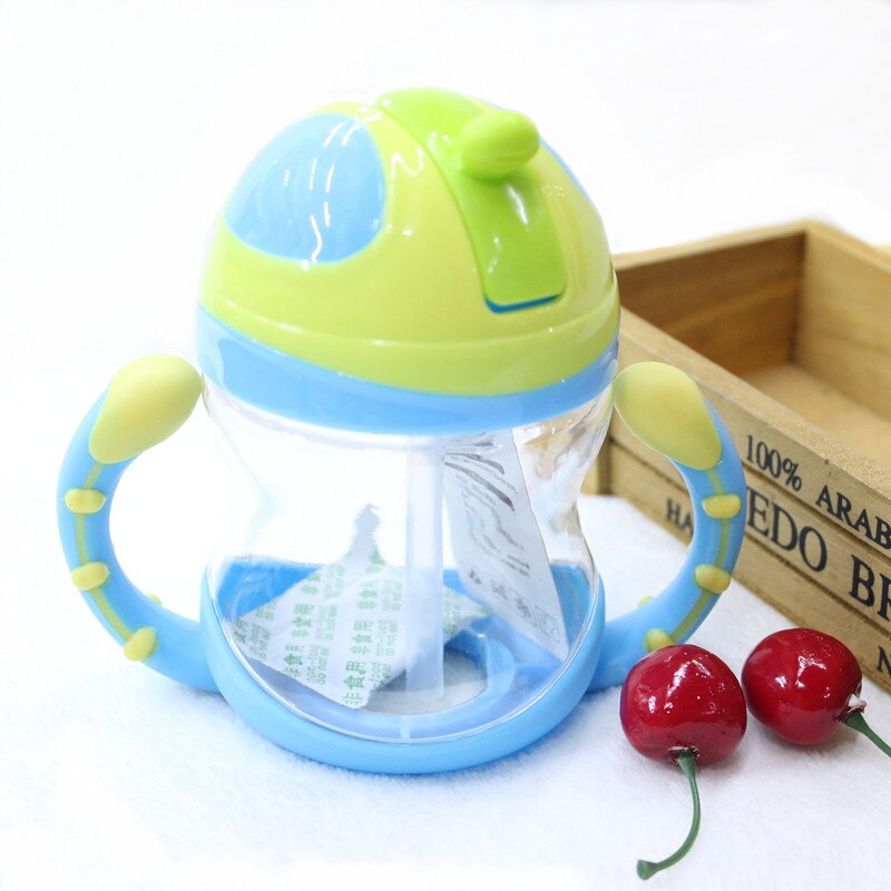 220ml schattige babybekers voor kinderen, kinderen leren eten, drinken, water drinken, rietje, fles, mamadeira, tuitbeker, trainingsbeker, babyvoedingsbeker