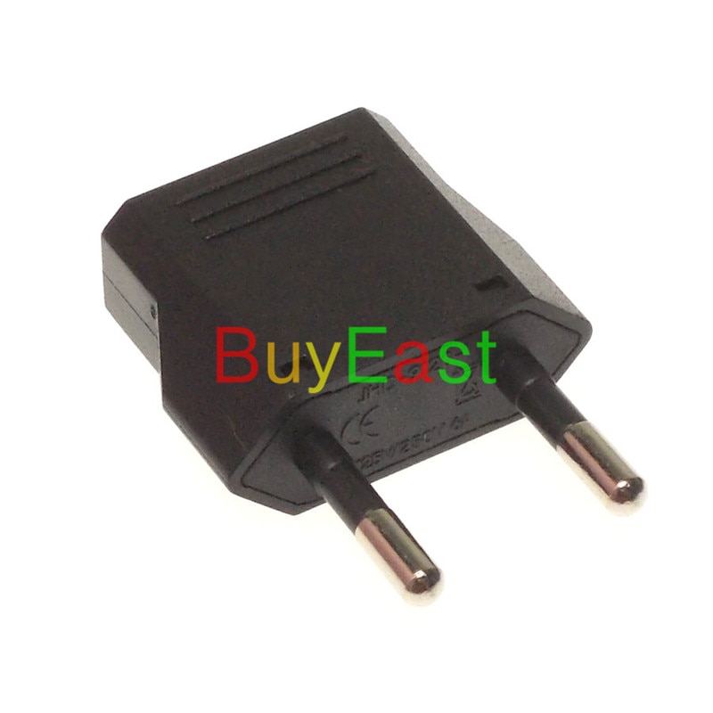 (5 PCS) EU Europlug CEE 7/16 Type C Power Plug Adapter Change US,Italy Plug 6A 250V
