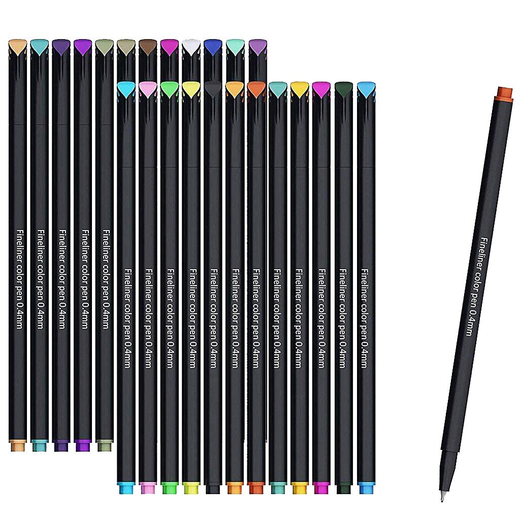 Pennarelli a doppia linea pennarelli per pennarelli 12 Pc pennarelli metallici pennarelli per pennarelli per pittura per vetri artistici pennarelli Manga per artisti 12ml fai-da-te: 24 pezzi