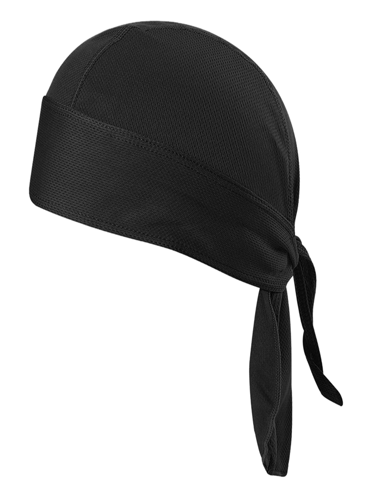 Bicycle Sweat-wicking Cap UV Protection Face Mask Sun-Protective Neck Gaiter Cycling Headscarf Headband Quick-dry Pirate Hat: Silver