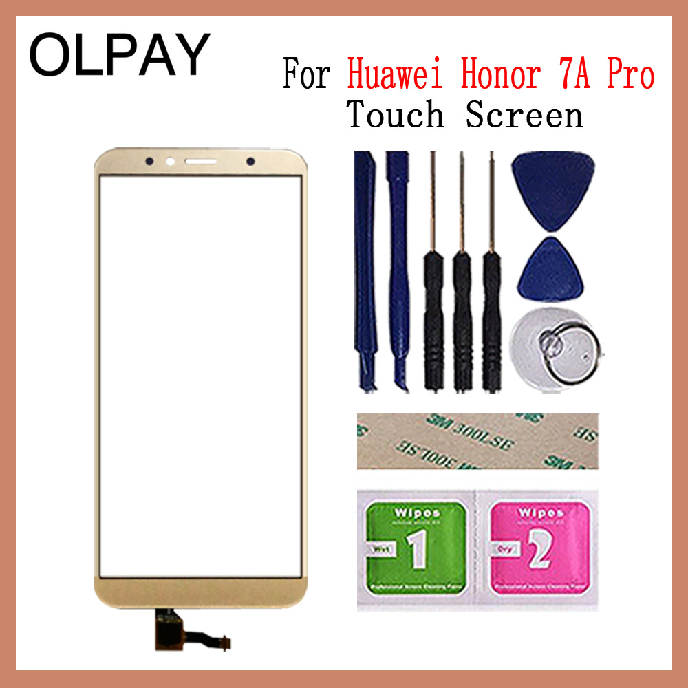 praktisch 5.7 "zoll TouchScreen Für HuaWei Honor 7A Profi AUM-L29 Touchscreen Digitizer Tafel Vorderseite Glas Objektiv Sensor: Gold mit Werkzeug