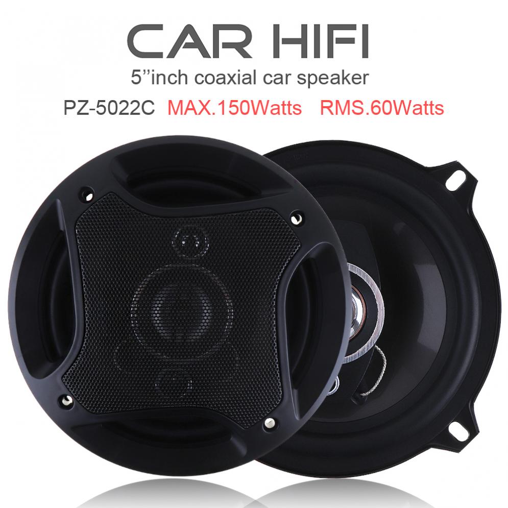 2 Pcs PZ-5022C Auto Luidsprekers 5 Inch 150W 3 Manier Auto Coaxiale Luidspreker Auto Sound Car Hifi Stereo speaker Voor Auto Motorfiets