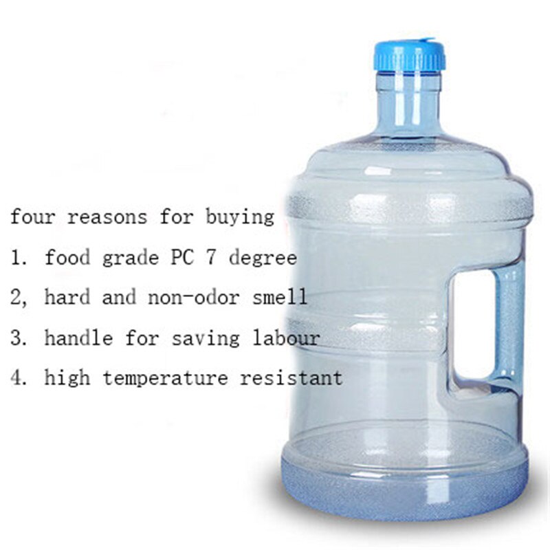 Carafe avec couvercle pour le thé | Bouteilles d'eau de 3,78l/1Gal, seaux pour le mini distributeur d'eau, carafe d'eau, pot d'eau portable pour le thé, 1 pièce