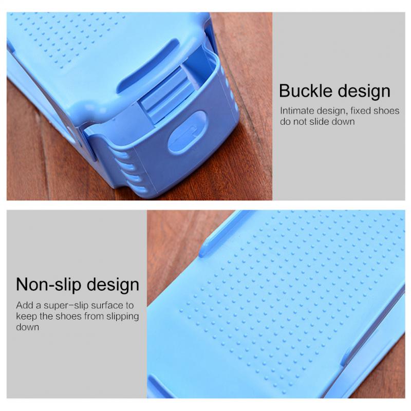 1pcs Adjustable Shoe Organizer Modern Double Layer Shoe Rack Storage Space Saver Shoes Organizers Stand Shelf For Living Room