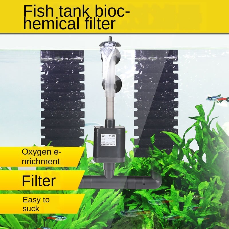 Fish Tank Filter Aquarium oxygen Submersible Pump 3IN1 Clean Water Circulation System For Fish Farming Filter micro fish pump
