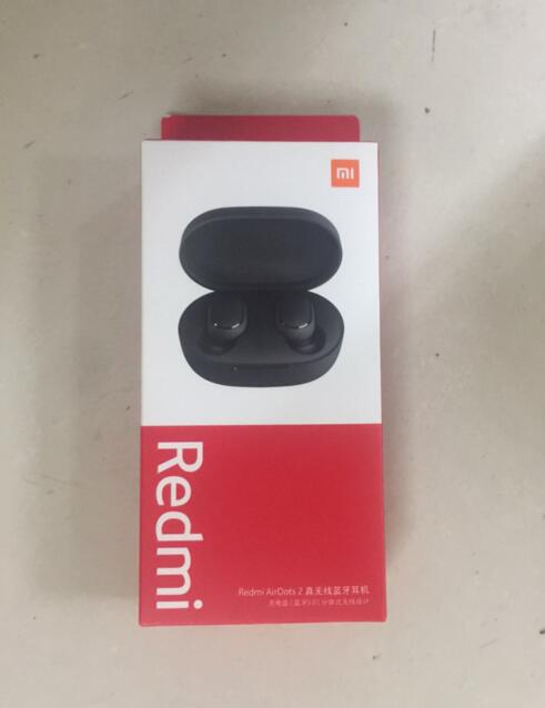Xiaomi redmi airdots 2 tws bluetooth 5.0 øretelefoner støjreduktion øretelefon stereo bas headset med mikrofon håndfri ørepropper: Redmi airdots 2