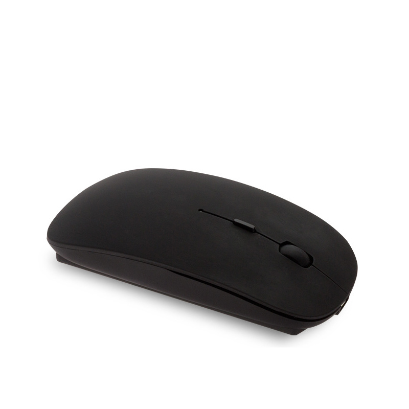 Bezprzewodowa mysz Bluetooth RGB ładowalna mysz bezprzewodowa komputerowa cicha mysz ergonomiczna mysz do gier na laptopa: Black