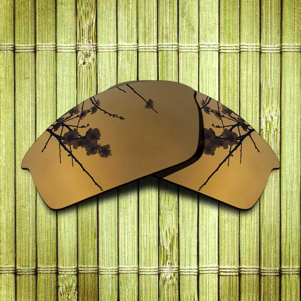 Polarized Replacement Lense For-Oakley Bottlecap Sunglasses Frame True Color Mirrored Coating - Options: Copper